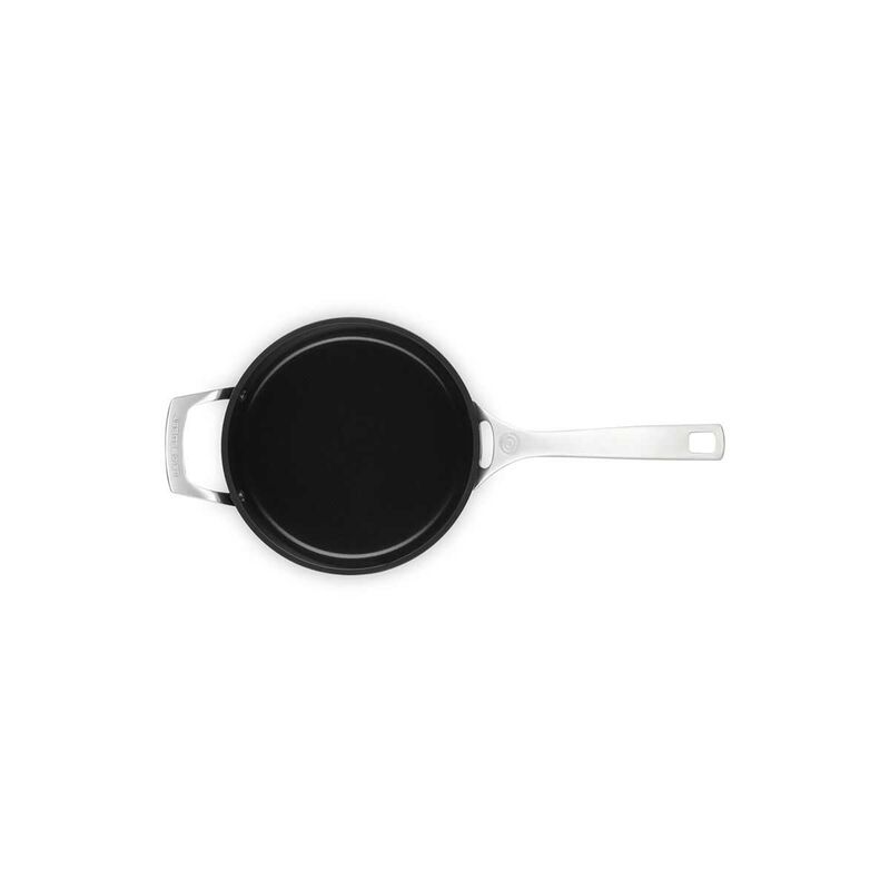 Le Creuset Non-Stick Ceramic Saucepan with Helper Handle 20cm image number 2